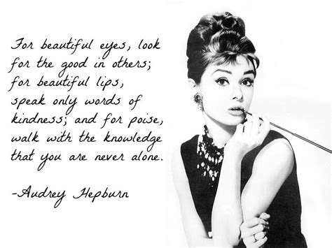 audrey hepburn quotes for beautiful eyes